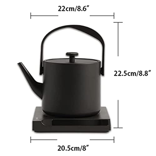 600ml Electric Kettle with Keep Warm & LED Touch Control