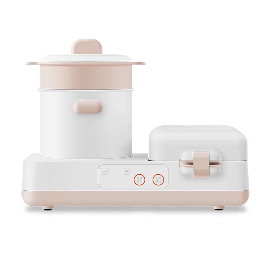 Multifunctional Mini Breakfast Maker with Toaster & Soup Cooker