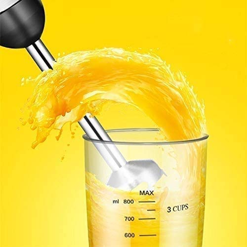 600W 2-Speed Hand Blender with Stainless Steel Whisk Attachments