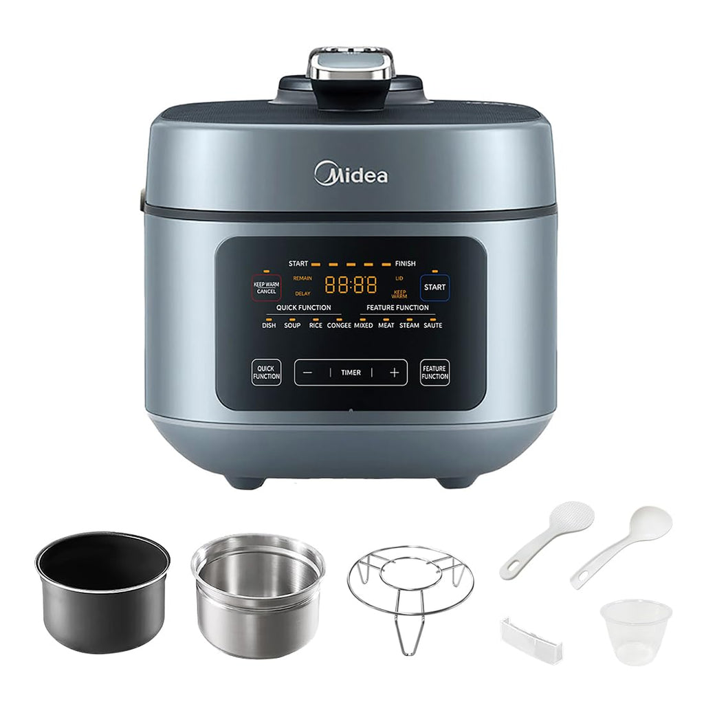 5-Quart 8-in-1 Electric Pressure Cooker with Dual Pots