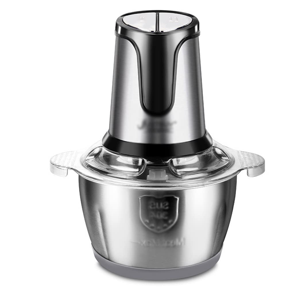 2L Stainless Steel Electric Meat Grinder & Food Chopper