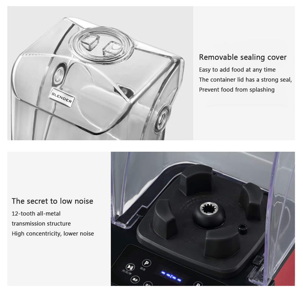 1500W High-Speed Countertop Blender & Ice Crusher
