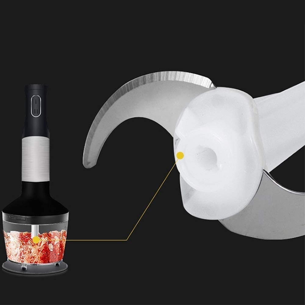 600W 2-Speed Hand Blender with Stainless Steel Whisk Attachments