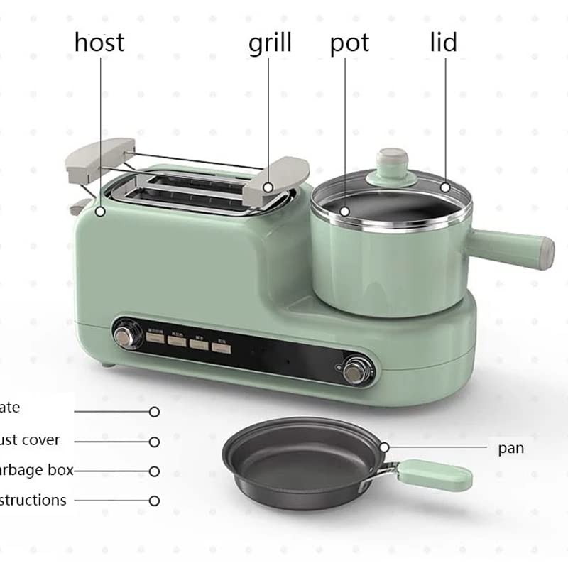 Multifunctional Breakfast Maker with Automatic Toaster