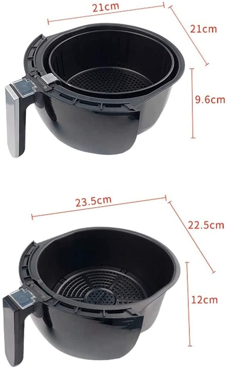 1500W Digital Air Fryer with 7 Presets & Non-Stick Baske