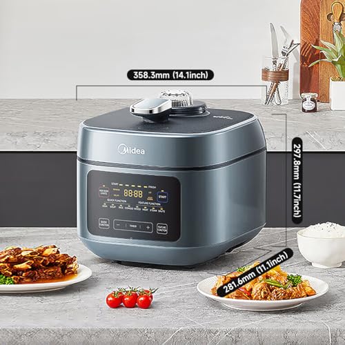 5-Quart 8-in-1 Electric Pressure Cooker with Dual Pots