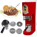 80W Stainless Steel Spaghetti Ice Cream Maker with 4 Shape Molds
