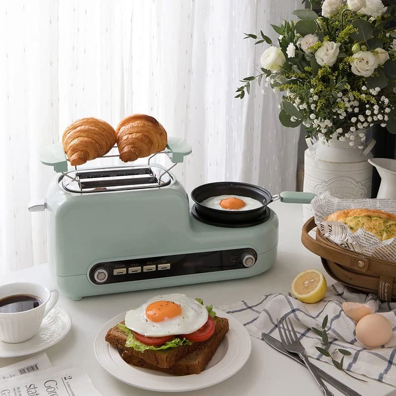 Multifunctional Breakfast Maker with Automatic Toaster