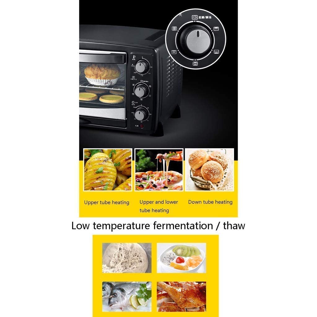 25L Mini Electric Oven with 6 Baking Modes & Adjustable Temperature