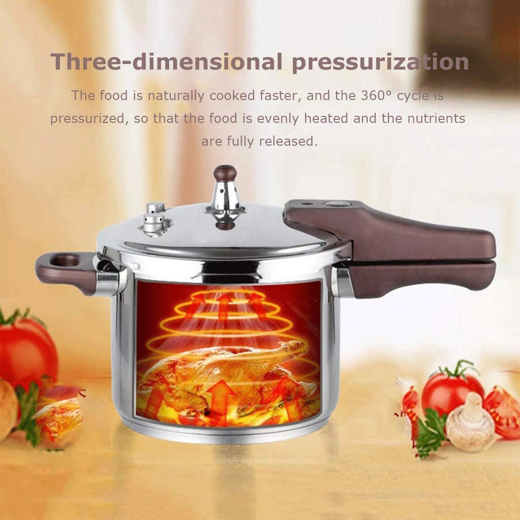 Stainless Steel Multi-Setting Pressure Cooker with Accessories