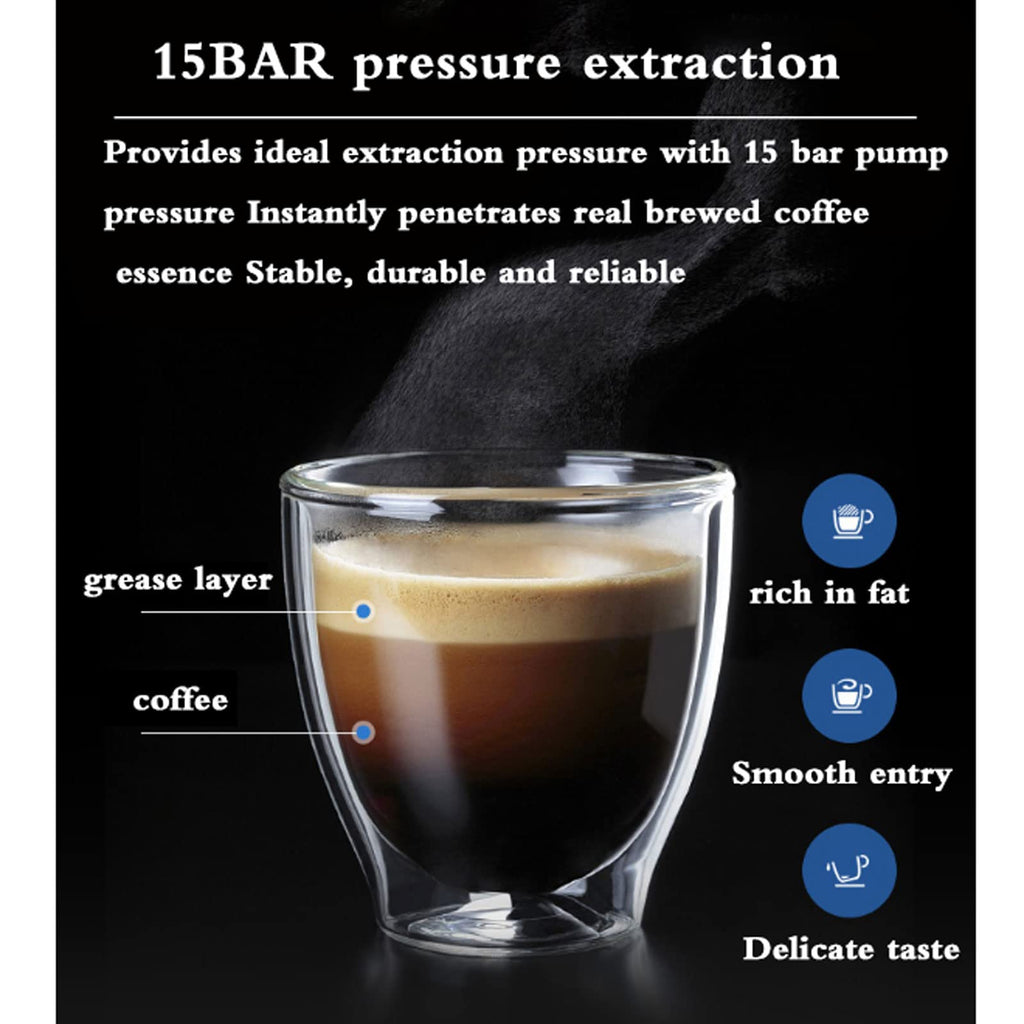 Fully Automatic Espresso Machine with Grinder & Milk Frother