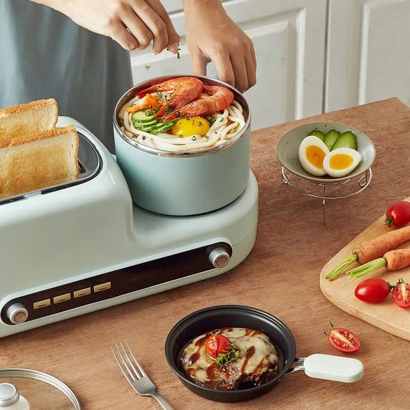 Multifunctional Breakfast Maker with Automatic Toaster