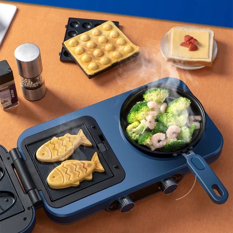 Multifunctional Breakfast Maker with Toaster Press