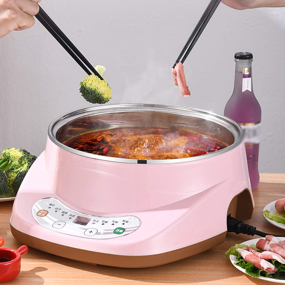 Stainless Steel Electric Food Steamer with Timer & Auto Shut-Off