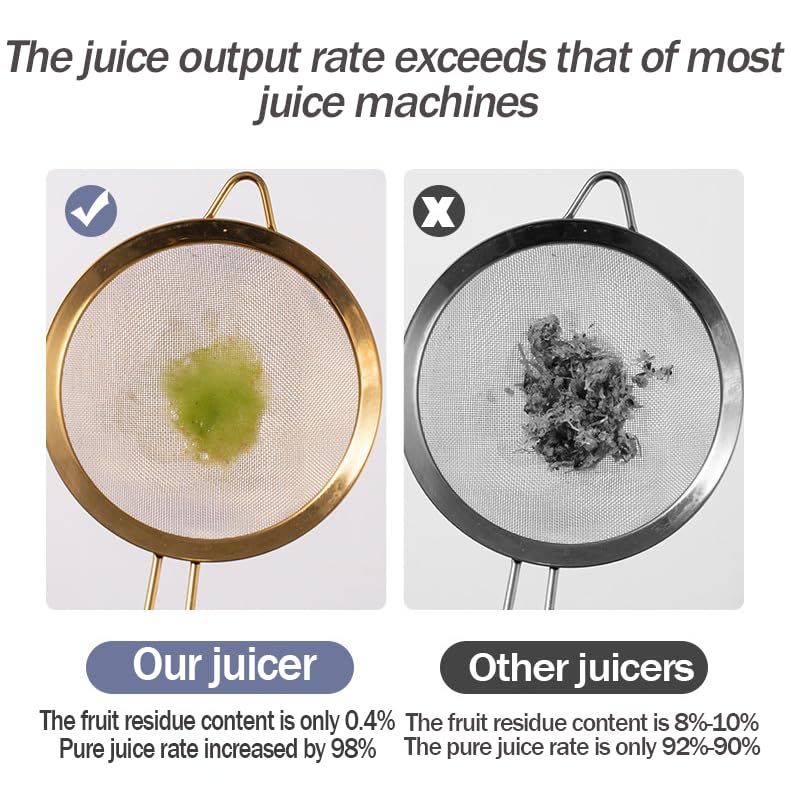 1.5L Cold Press Masticating Juicer with Large Feed Chute