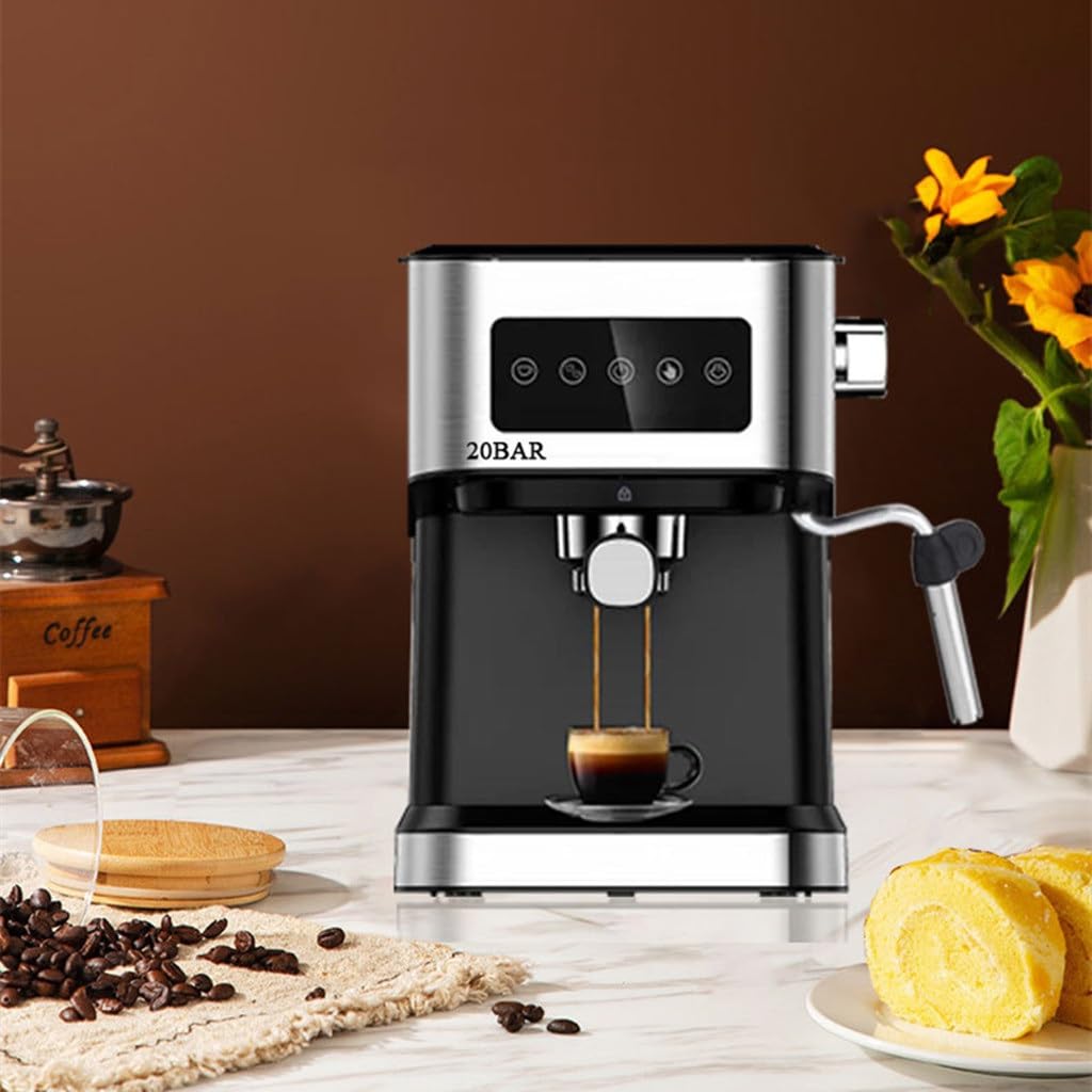 Semi-Automatic Espresso Machine with Steam Milk Frother