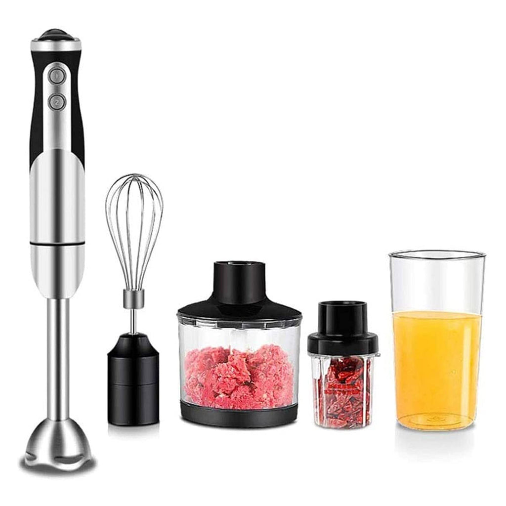 800W 5-in-1 Immersion Blender Set with Chopper & Whisk Attachments