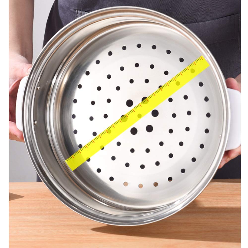 Stainless Steel Electric Food Steamer with Timer & Auto Shut-Off