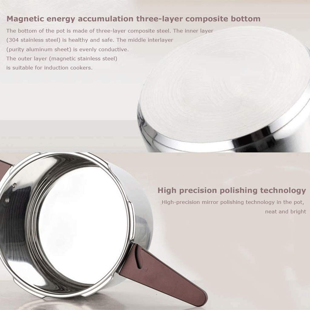 Stainless Steel Multi-Setting Pressure Cooker with Accessories