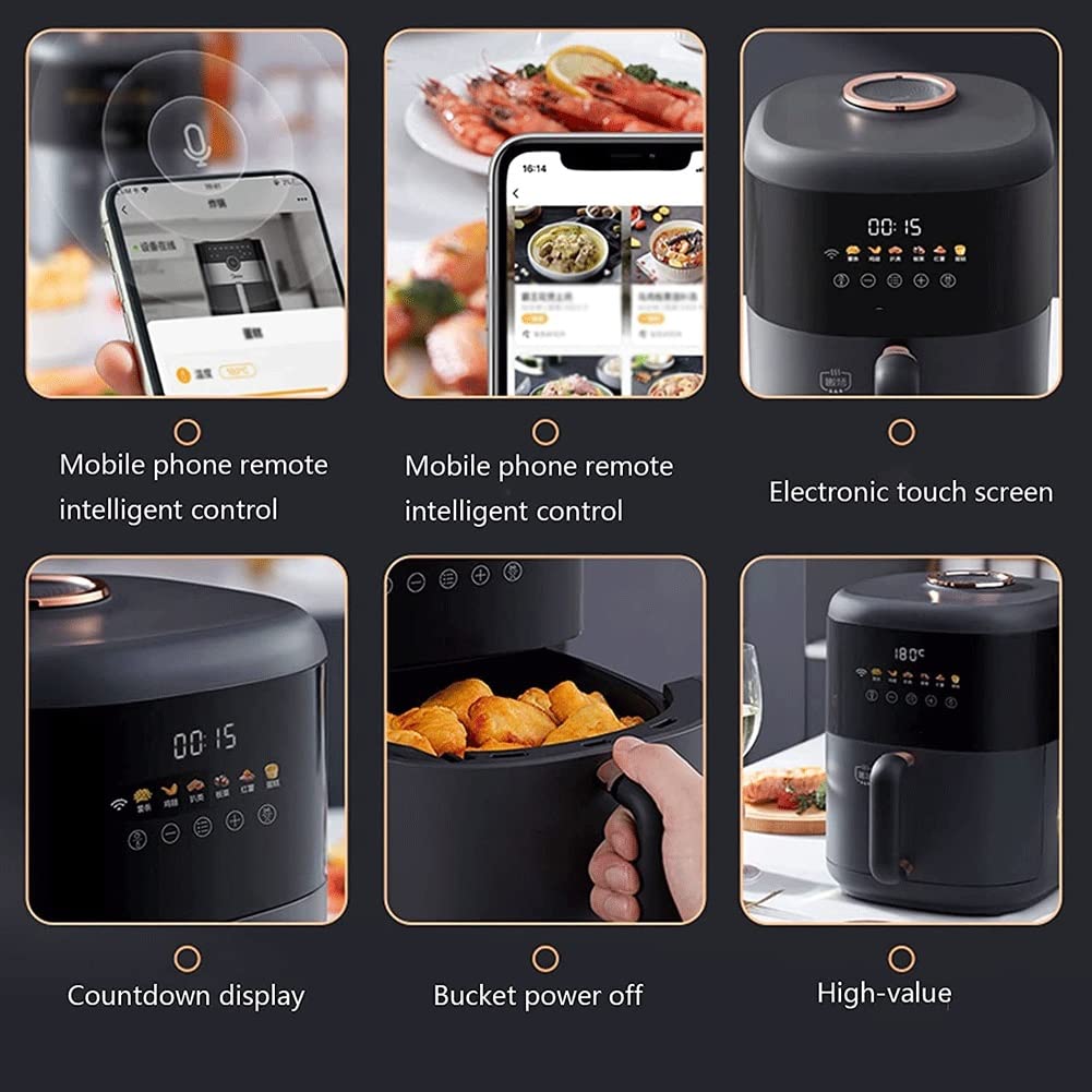 3L Digital Air Fryer with 6 Presets & Non-Stick Basket