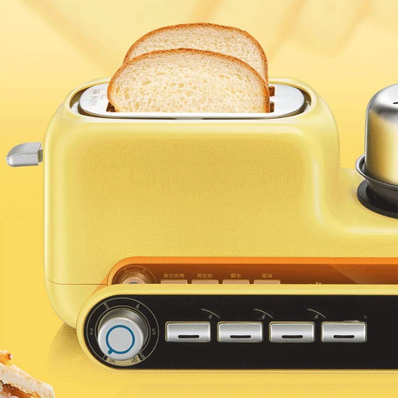 Electric Breakfast Maker with Frying Pan & Steamer