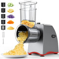 250W Electric Cheese Grater & Shredder with 5 Blades