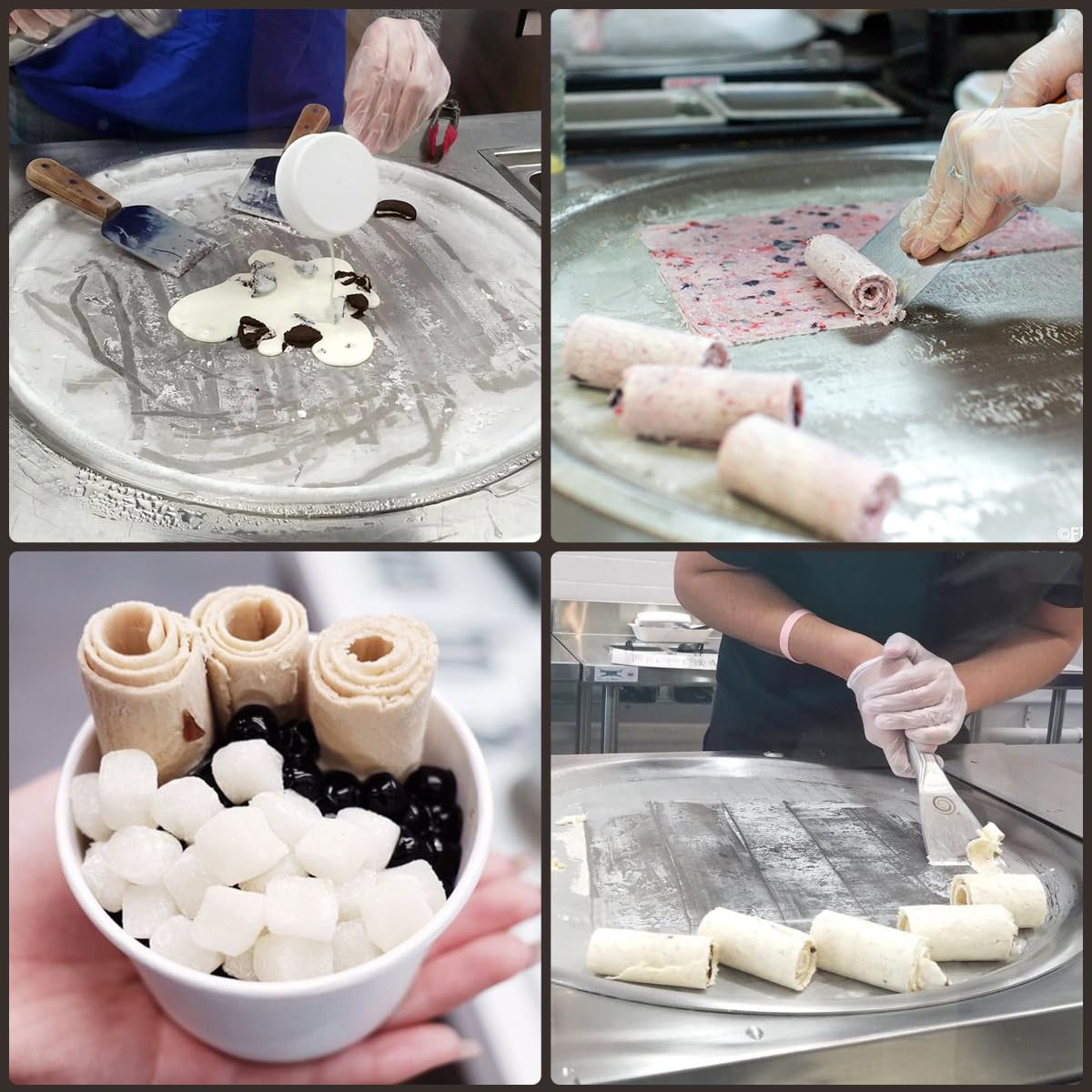 22-Inch Commercial Stir-Fried Ice Cream Machine