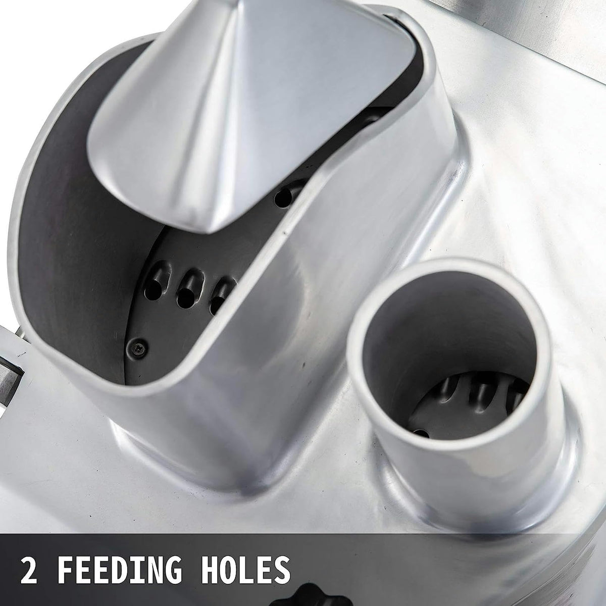 550W Commercial Food Processor with 6 Stainless Steel Blades