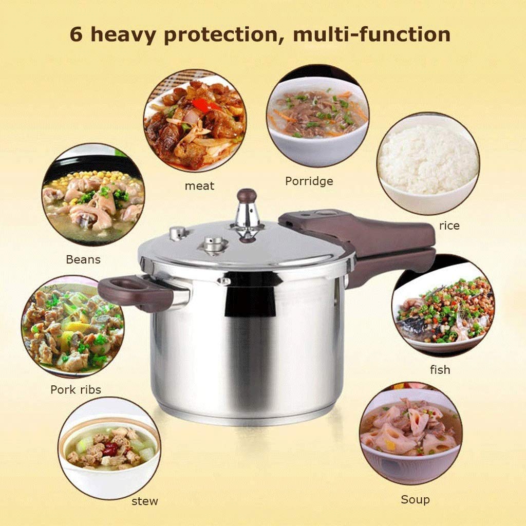 Stainless Steel Multi-Setting Pressure Cooker with Accessories