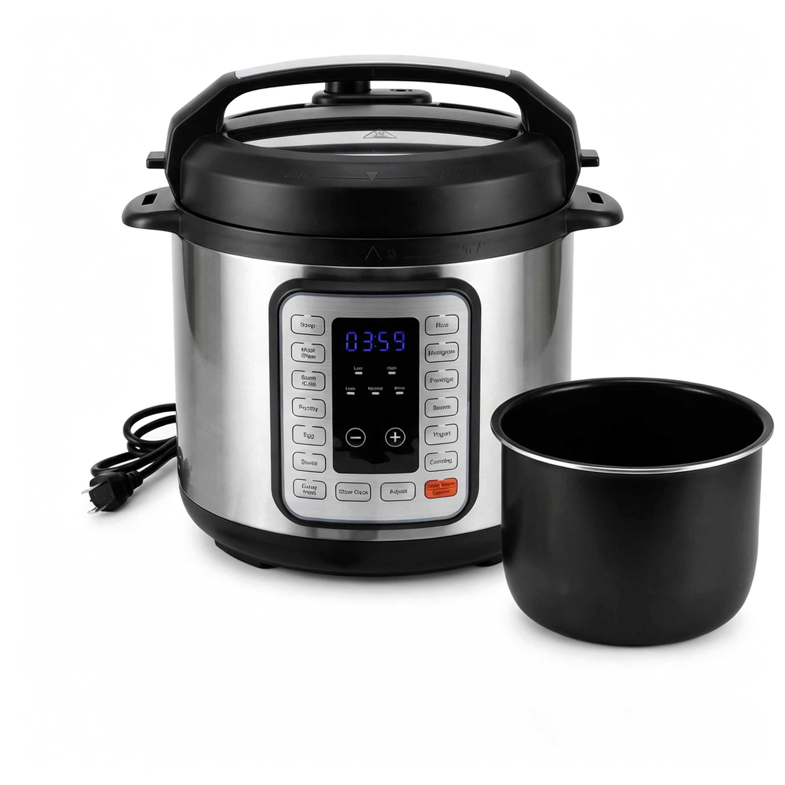 8-Quart Electric Pressure Cooker with 12 Presets