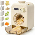 5-in-1 Electric Vegetable Slicer & Cheese Grater with One-Touch Control