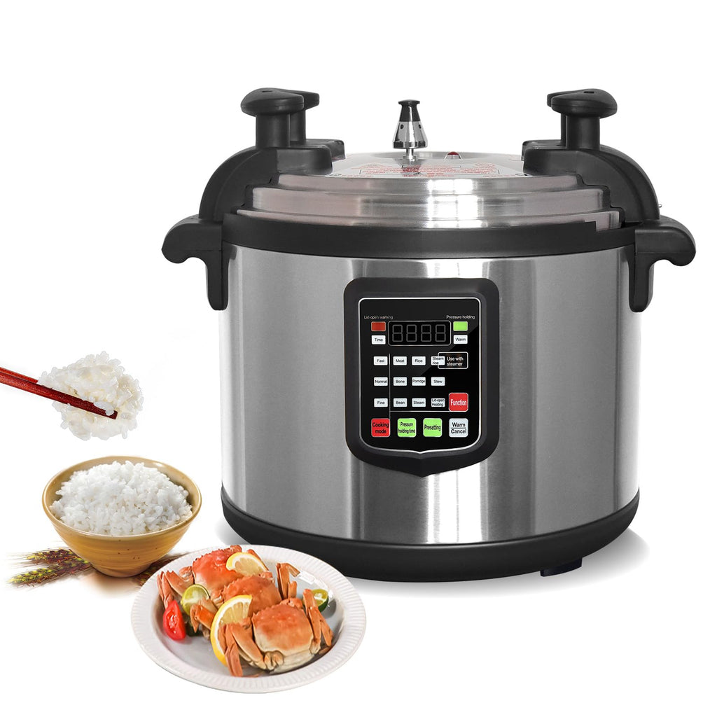 21L Commercial Electric Pressure Cooker with Non-Stick Inner Pot
