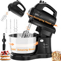 2-in-1 Stand Mixer with Auto-Rotating Bowl & 5-Speed Control