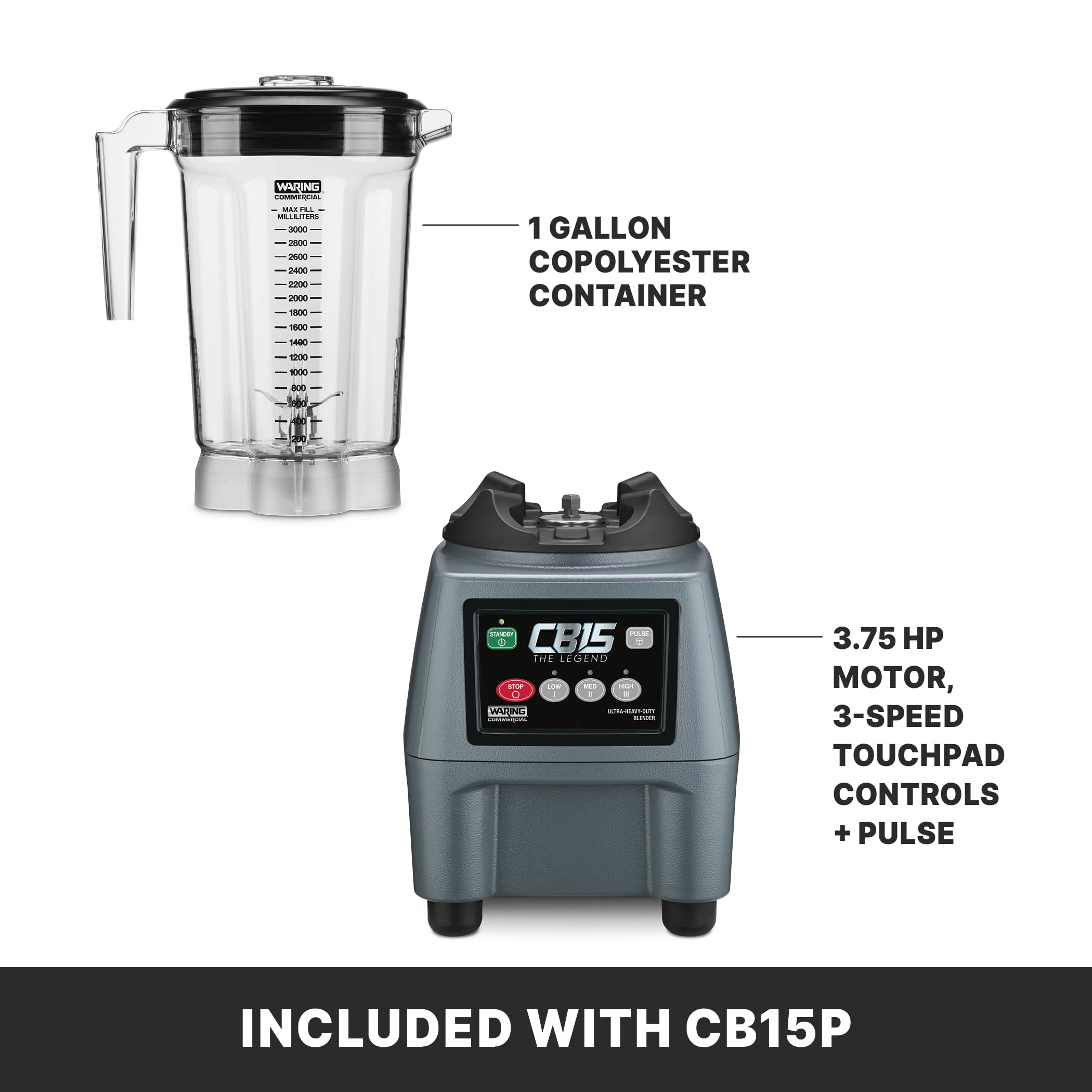 Waring Commercial CB15 Series Blenders