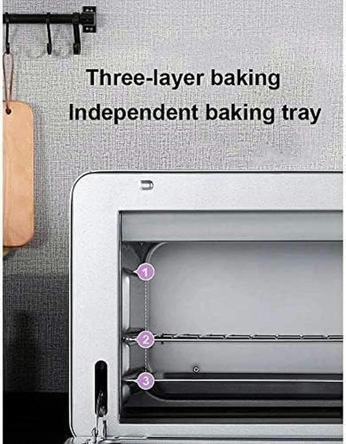 12L 1500W Mini Electric Oven for Baking, Toasting & Pizza