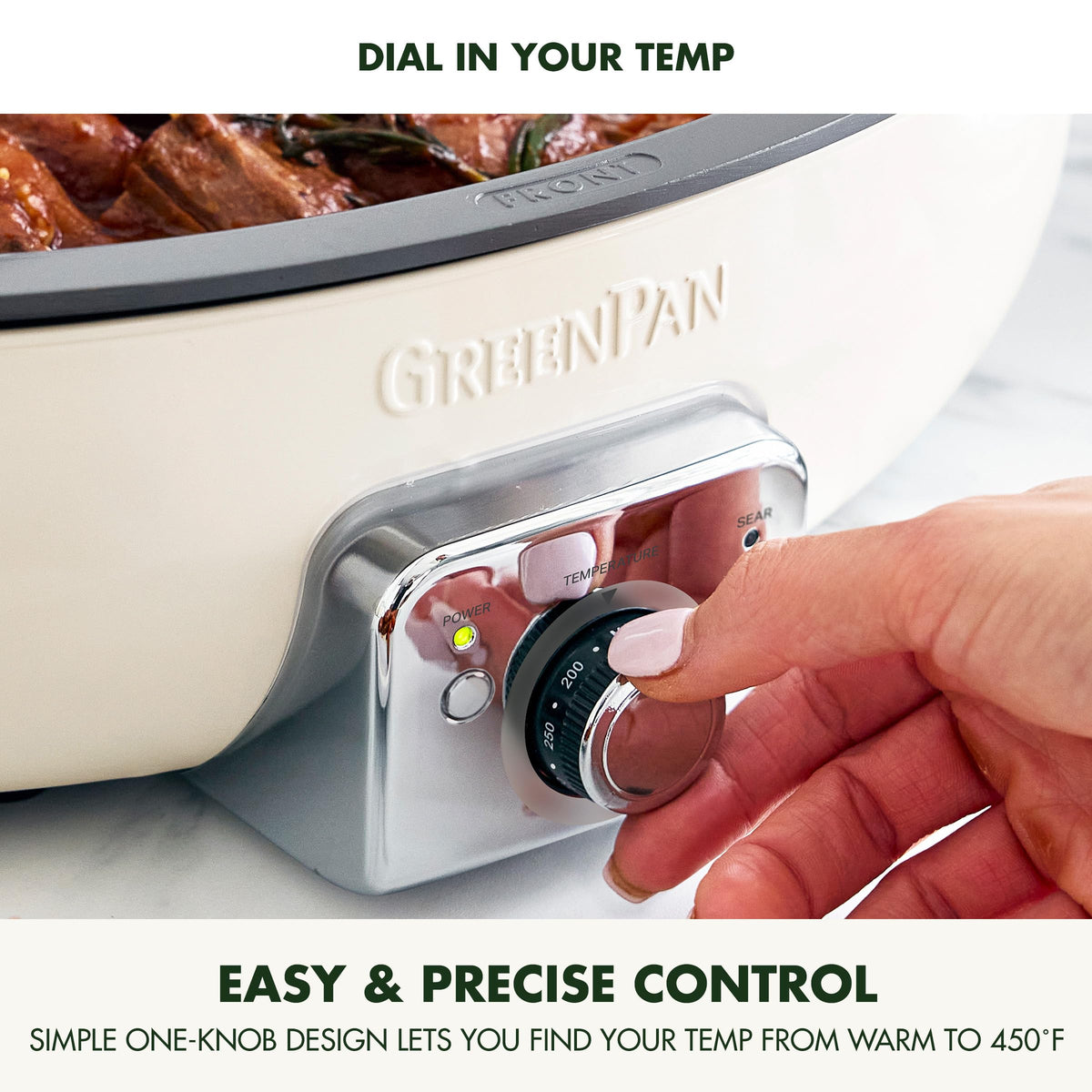 GreenPan Elite 5.5QT Electric Oval Skillet