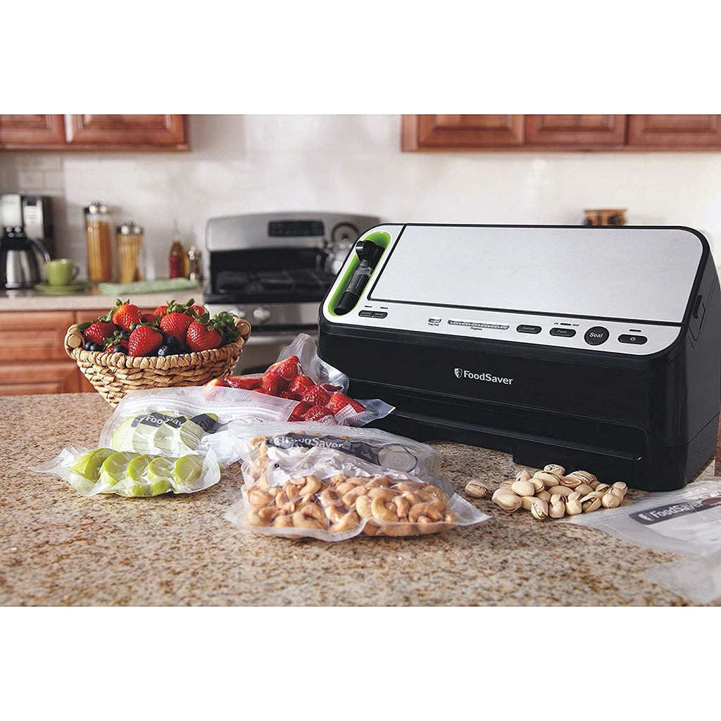 2-in-1 Vacuum Sealer Machine with Automatic Bag Detection & Starter Kit
