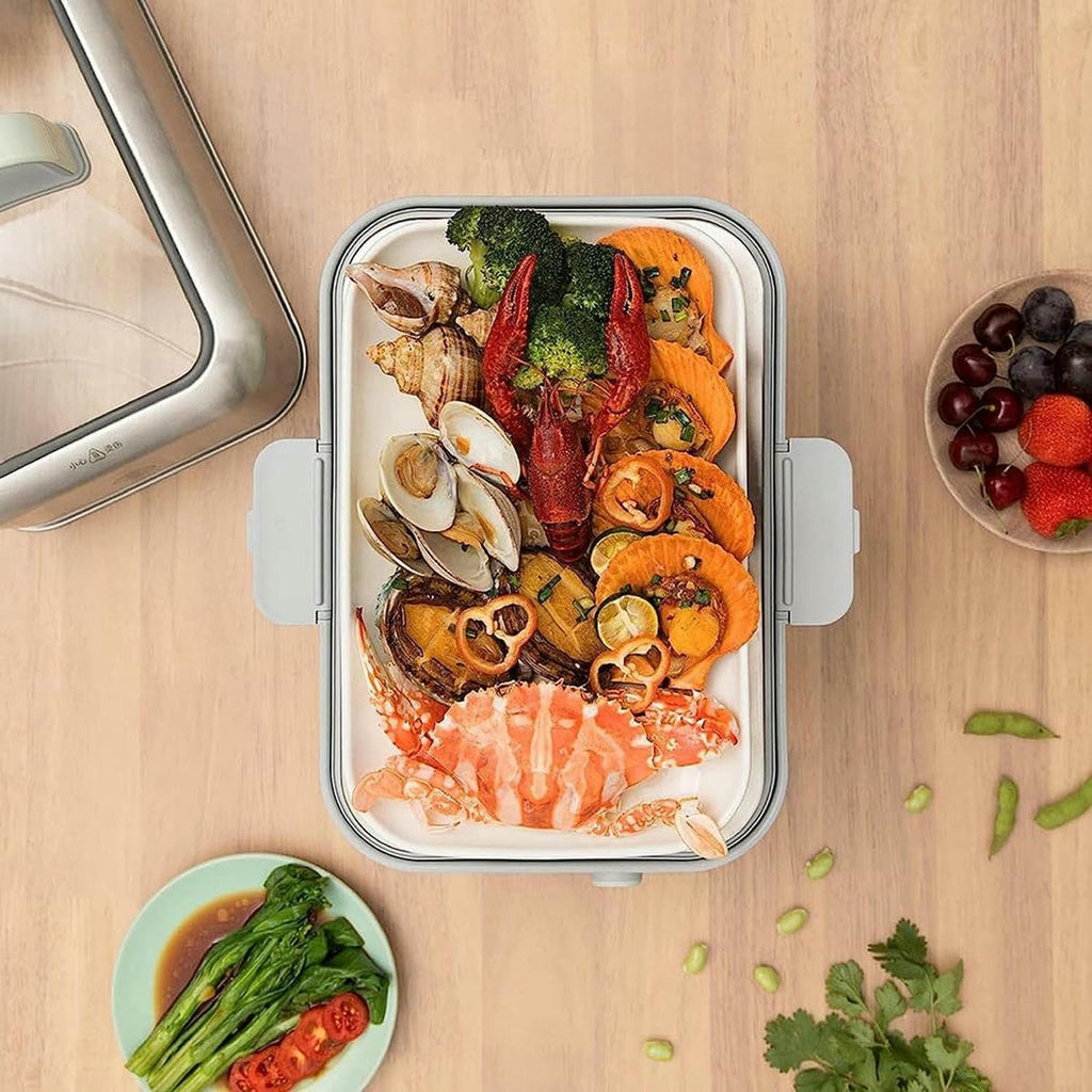 2-Tier Digital Electric Food Steamer with Auto Shut-Off