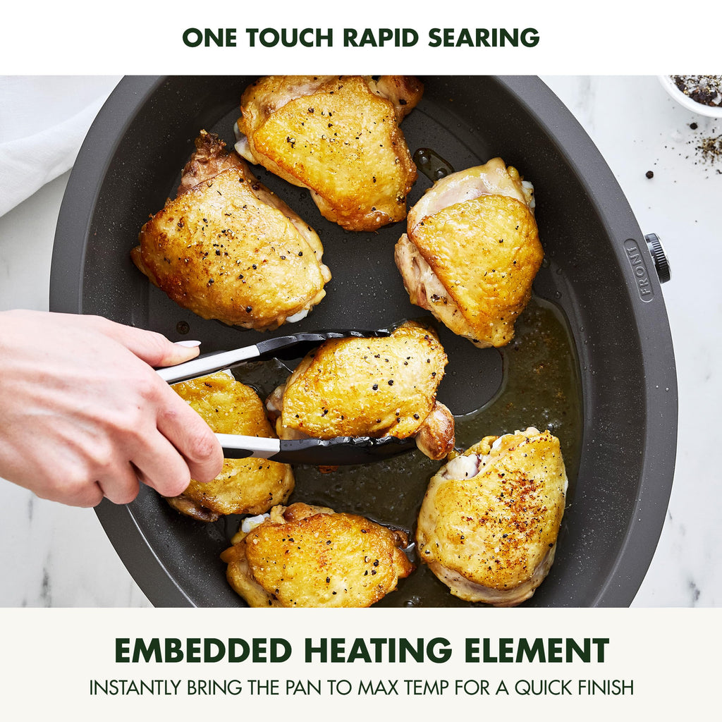 GreenPan Elite 5.5QT Electric Oval Skillet